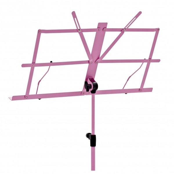 Music Stand with Carry Bag by Gear4music, Pink