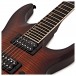 ESP LTD H-200FM, Dark Brown Sunburst