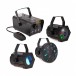 Galaxy Mini USB Party Light Pack with LED Fog Machine by Gear4music