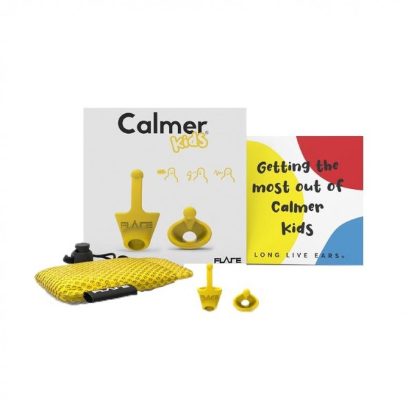 Flare Audio Calmer Kids, Yellow Silicone - Full Set