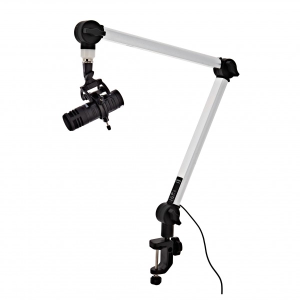 SubZero DB30 Podcast Studio Microphone Arm Pack, Silver