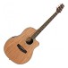 Deluxe Roundback Electro Acoustic by Gear4music, Natural - Nearly New