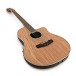Deluxe Roundback Electro Acoustic by Gear4music, Natural - Nearly New