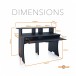 studio desk dimensions