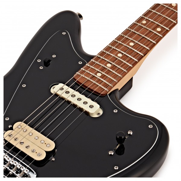 Fender Player Jaguar ブラック PF ハードケース付 Fender Player Jaguar - Black with Pau Ferro Fingerboard