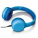 Lenco HPB-110BU Foldable Bluetooth Headphone, Blue