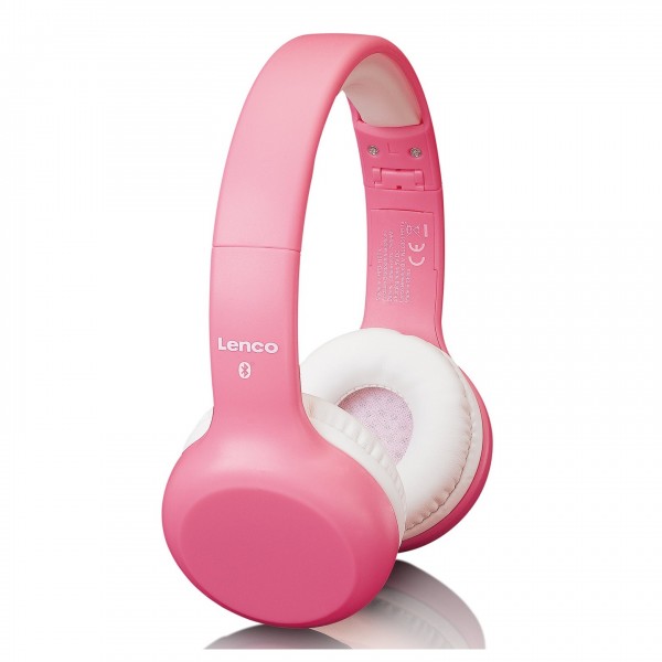 Lenco HPB-110PK Bluetooth Headphone, Pink