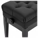 Deluxe Piano Stool with Storage by Gear4music