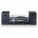 Lenco LS-500 Bluetooth Turntable with Speakers, Black