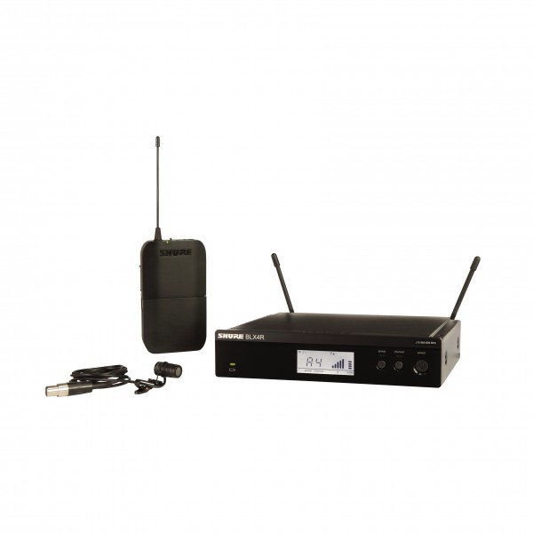 Shure BLX14R/W85-H8E Rack Mount Wireless Lavalier Microphone System - Full Set