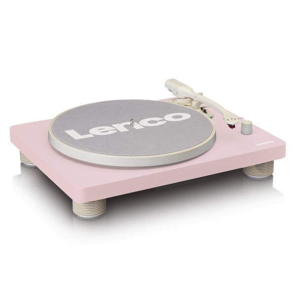 Lenco LS-50PK with Built-In Speakers, Pink