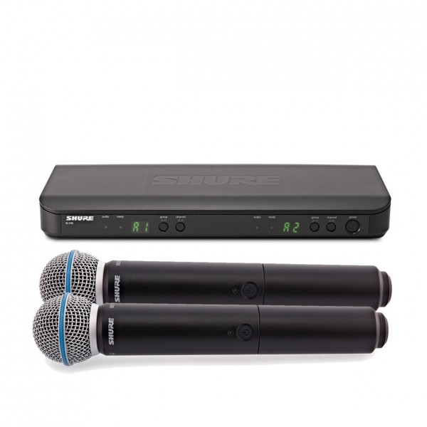 Shure BLX288/B58-H8E Dual Wireless Handheld System with 2 x BETA 58