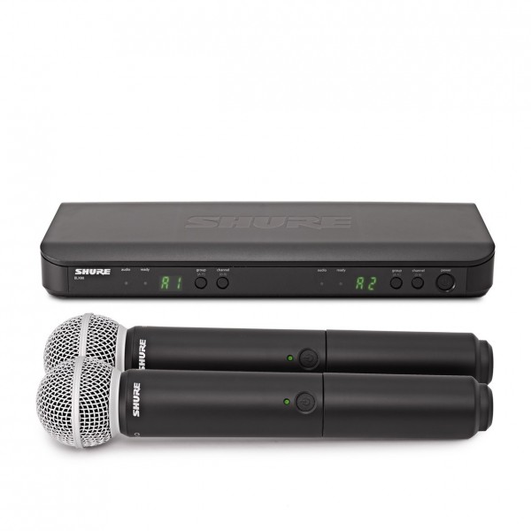 Shure BLX288/SM58-H8E Dual Wireless Handheld System with 2 x SM58