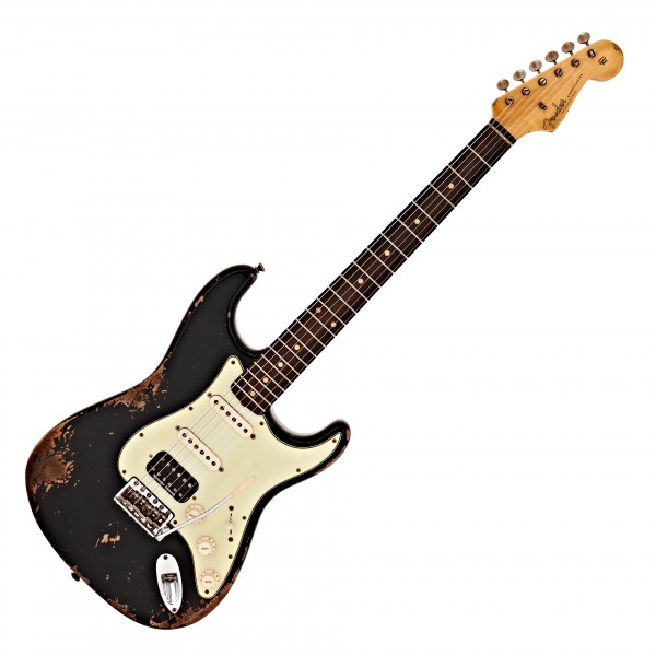 Fender Custom Shop 59 Stratocaster Heavy Relic RW, Black