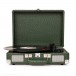 Crosley Cruiser Deluxe Portable Turntable, Green Ostrich - Front