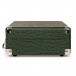 Crosley Cruiser Deluxe Portable Turntable, Green Ostrich - Side