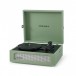 Crosley Voyager Portable Turntable with Bluetooth Out, Sage - Angle Open