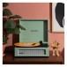 Crosley Voyager Portable Turntable with Bluetooth Out, Sage - Lifestyle 1