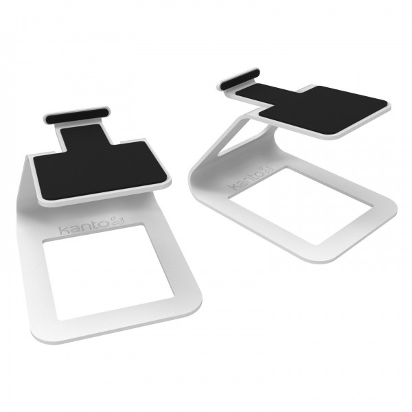 Kanto SE2 Desktop Speaker Stands, White - Angled 2