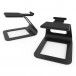 Kanto Elevated Desktop Speaker Stands (S2 Small) - Black - Angled