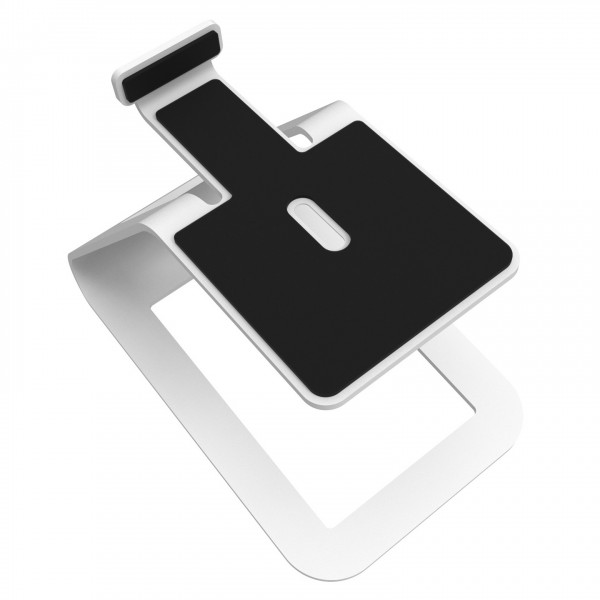 SE4 Desktop Speaker Stands, White  Top Single