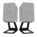 Kanto Elevated Desktop Speaker Stands (S6 Large) - Black - Speakers (Speakers Not Included)