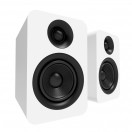 Kanto YU Passive 4" Bookshelf Speakers, Matte White