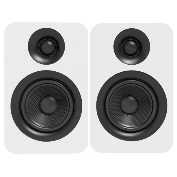 Kanto YU Passive Speakers, Matte White - Front
