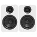 Kanto YU Passive Speakers, Matte White - Front