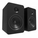 Kanto YU Passive 6" Bookshelf Speakers, Matte Black