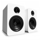Kanto YU Passive 6" Bookshelf Speakers, Matte White