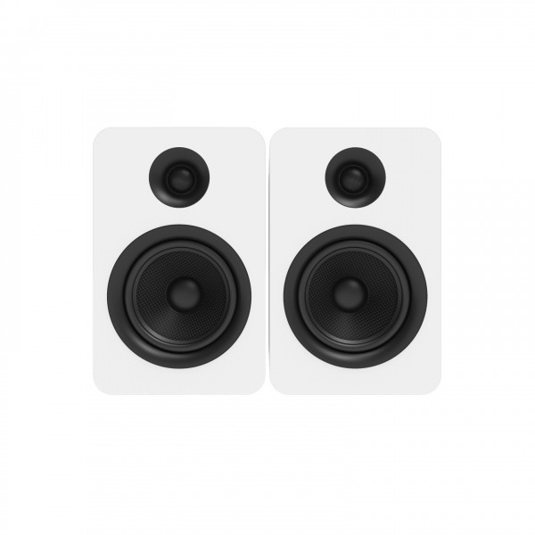 Kanto YU 6" Bookshelf Speakers - Matte White
