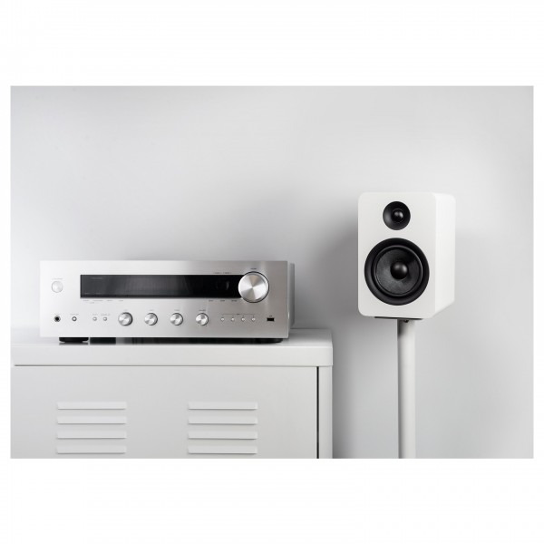 Kanto YU Passive 6" Bookshelf Speakers - Matte White
