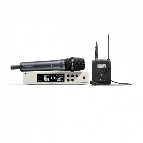 Sennheiser EW 100 G4 Dual Wireless System with ME2 and 835-S, A Band