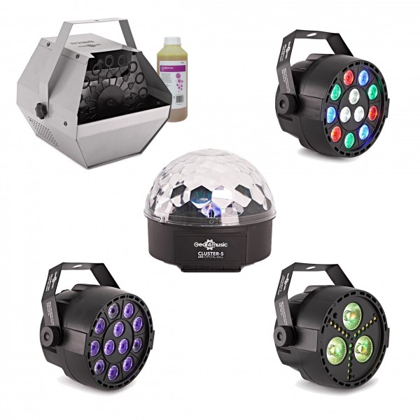 Sol Party Lights Pack with UV Bubbles