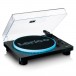 Lenco LS-50LEDBK Turntable with Built-In Speakers and Lighting
