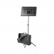 K&M 37885 Ruka Orchestra Music Stand with Carry Case, Perforated Desk