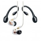 Shure SE535 Sound Isolating Earphones with True Wireless, Clear