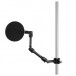 Gravity MA3DAPOP1 Traveller 3D Arm with Pop Filter - Angled 2