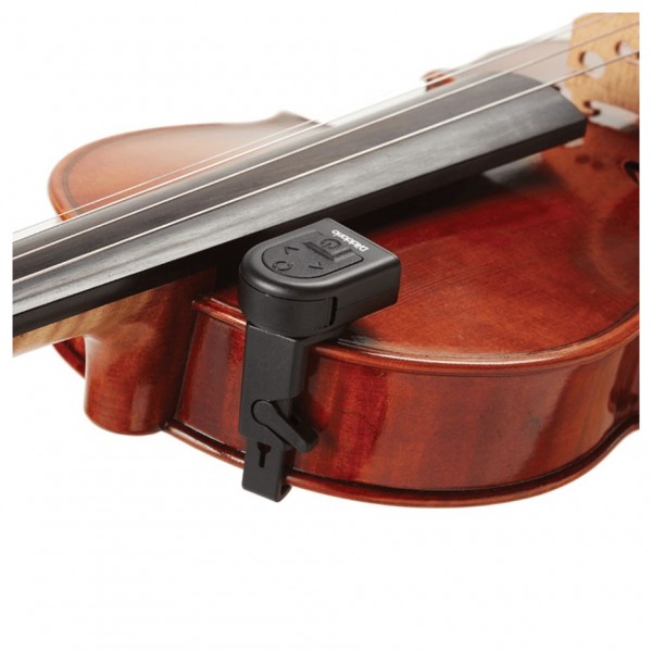 D'Addario Micro Viola Tuner - Mounted