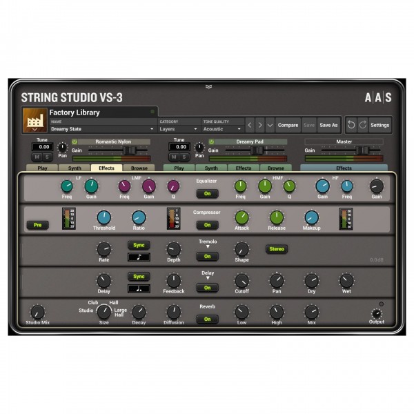 AAS String Studio VS-3+Packs, Digital Delivery Screenshot 3