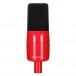 X1 A Microphone, Red/Black - Rear