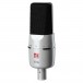 X1 A Condenser Microphone, White/Black - Angled
