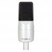 X1 A Microphone, White/Black - Rear