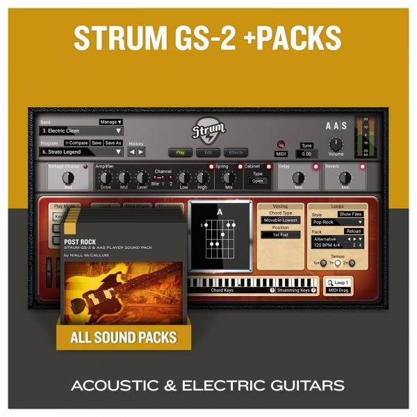 AAS Strum GS-2+Packs, Digital Delivery