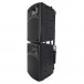 QTX PAV10 Portable PA Set with UHF Mics & Bluetooth - Stacked, Front
