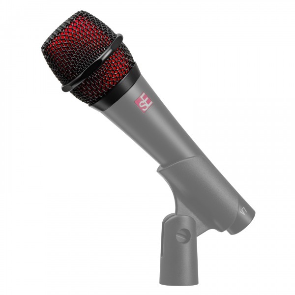 V7 Dynamic Microphone, Black - On Mic (Microphone Not Included)