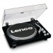 Lenco LBT-190BK Turntable with Bluetooth, Black angle