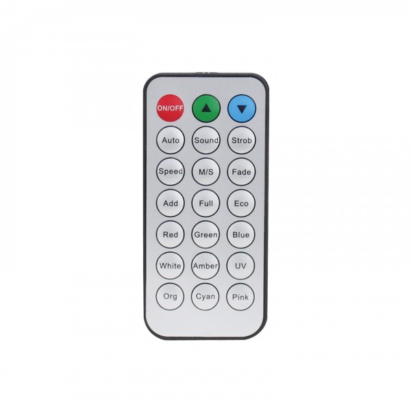 LEDJ Rapid QB1 HEX IP Battery Uplighter, Black - Remote Control