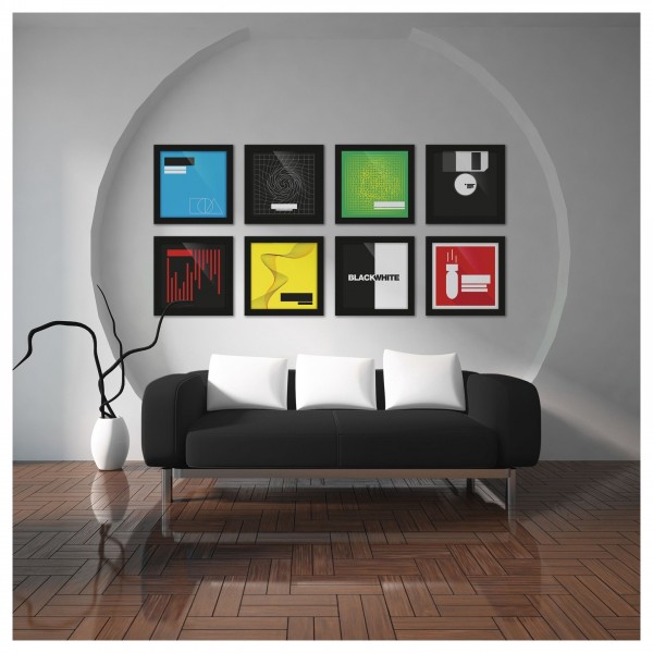Glorious Vinyl Frame Set 12'', Black Lifestyle